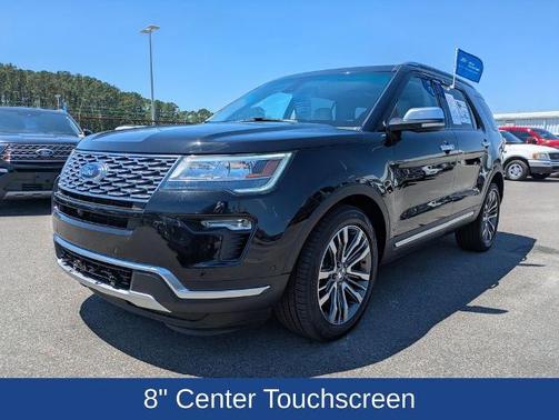 AGATE BLACK 2019 Ford Explorer PLATINUM