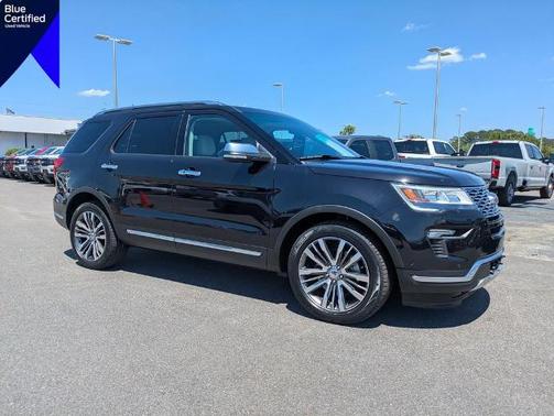 AGATE BLACK 2019 Ford Explorer PLATINUM