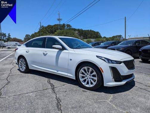 Summit White 2024 Cadillac CT5 LUXURY