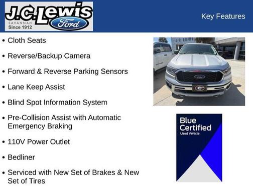 INGOT SILVER 2019 Ford Ranger XLT