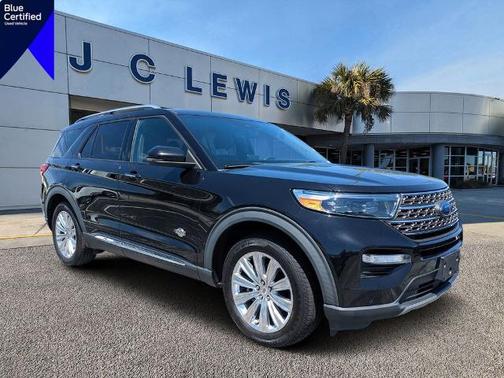 AGATE BLACK METALLIC 2022 Ford Explorer KING RANCH