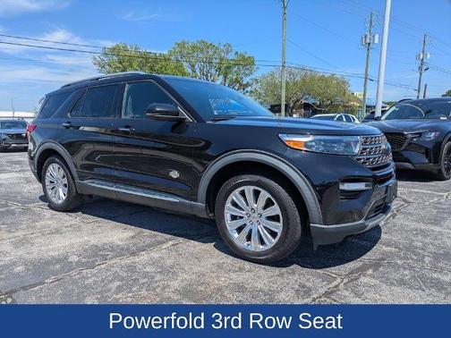 AGATE BLACK METALLIC 2022 Ford Explorer KING RANCH