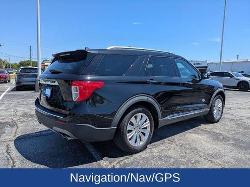 AGATE BLACK METALLIC 2022 Ford Explorer KING RANCH