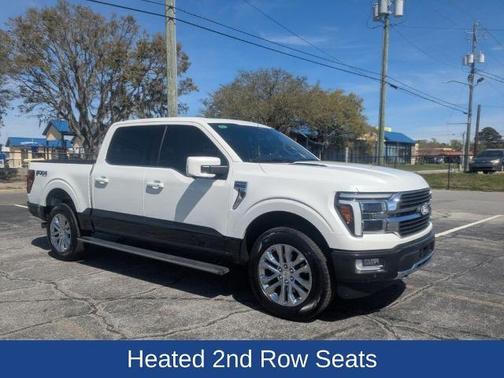 STAR WHITE METALLIC TRICOAT 2024 Ford F-150 KING RANCH