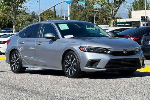 Lunar Silver Metallic 2022 Honda Civic EX