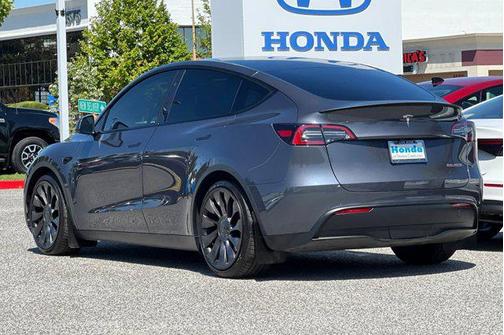 Gray 2023 Tesla Model Y Performance Dual Motor All-Wheel Drive