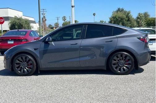 Gray 2023 Tesla Model Y Performance Dual Motor All-Wheel Drive