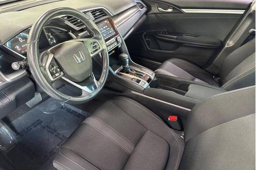 Platinum White Pearl 2019 Honda Civic EX