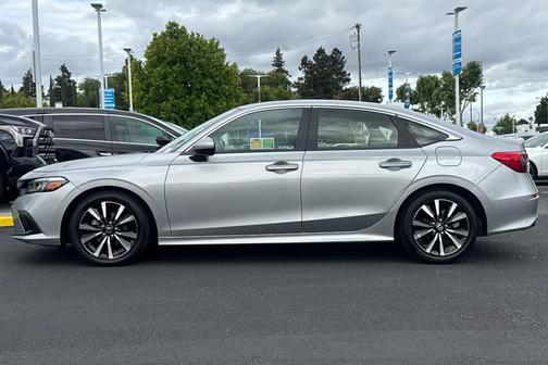 Gray 2022 Honda Civic EX