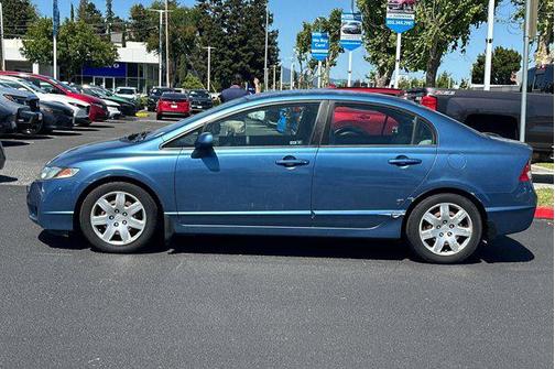 Blue 2011 Honda Civic LX