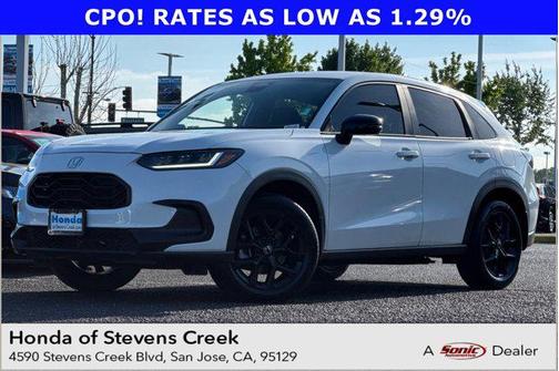 Crystal Black Pearl 2023 Honda HR-V 2WD Sport