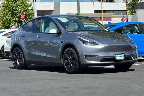 Stealth Grey 2025 Tesla Model Y Long Range Dual Motor Rear-Wheel Drive