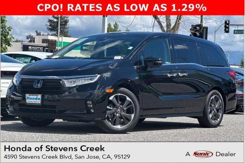 Crystal Black Pearl 2024 Honda Odyssey Elite
