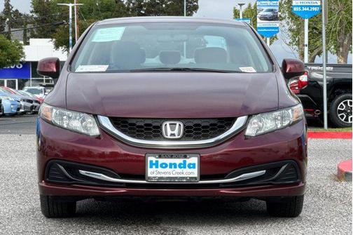 Crimson Pearl 2013 Honda Civic LX