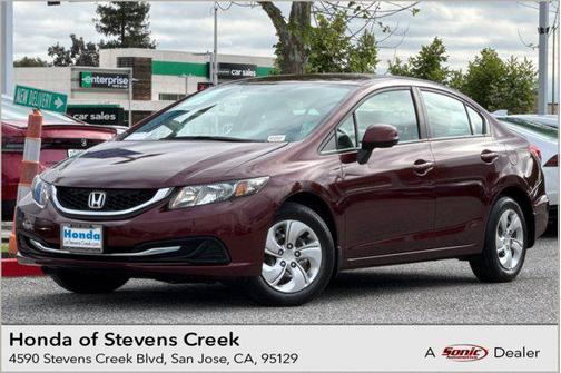 Crimson Pearl 2013 Honda Civic LX