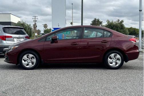 Crimson Pearl 2013 Honda Civic LX