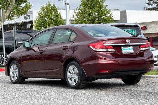 Crimson Pearl 2013 Honda Civic LX
