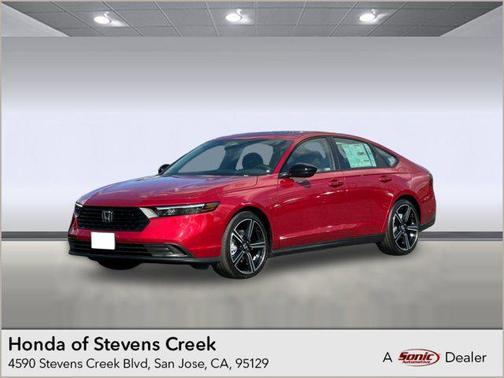 Radiant Red Metallic 2026 Honda Accord Hybrid Sport