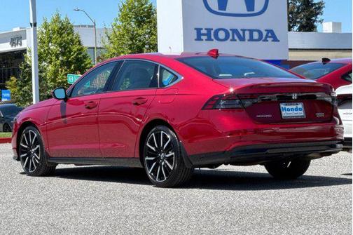 Radiant Red Metallic 2024 Honda Accord Hybrid Touring