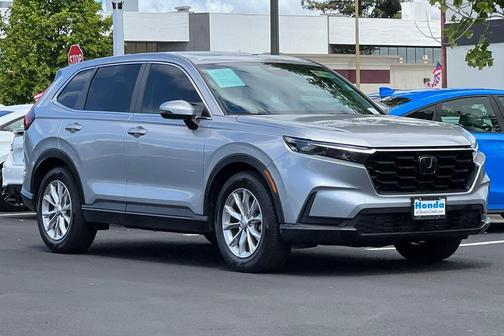 Lunar Silver Metallic 2024 Honda CR-V EX 2WD