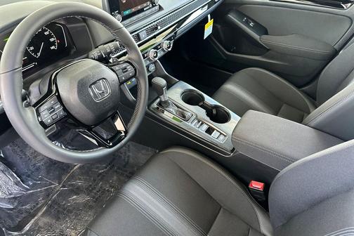 Platinum White Pearl 2026 Honda Civic Hybrid Sport