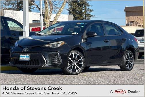 Black Sand Pearl 2017 Toyota Corolla SE