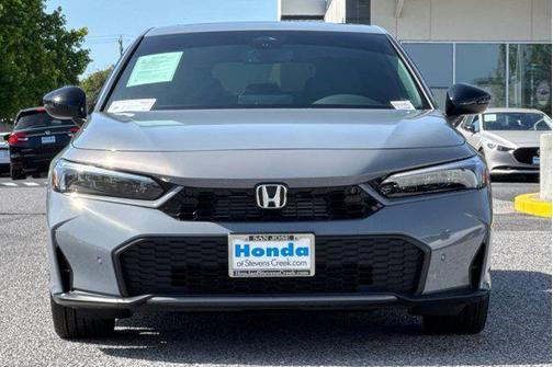 Gray 2025 Honda Civic Hybrid Sport Touring