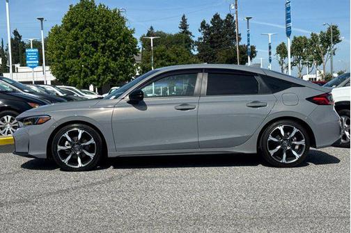 Gray 2025 Honda Civic Hybrid Sport Touring