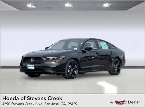 Crystal Black Pearl 2026 Honda Accord Hybrid Sport-L