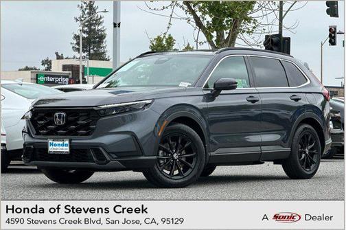 Gray 2024 Honda CR-V Hybrid Sport FWD