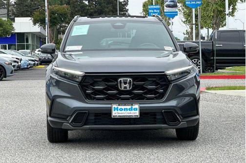 Gray 2024 Honda CR-V Hybrid Sport FWD