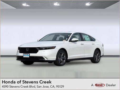 Platinum White Pearl 2026 Honda Accord Hybrid EX-L