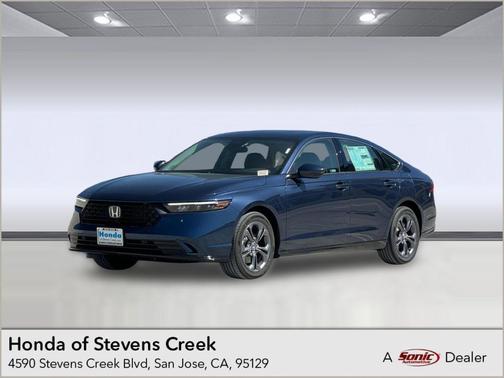 Canyon River Blue 2026 Honda Accord Hybrid EX-L