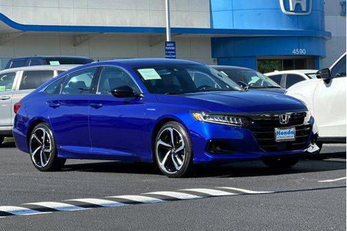 Still Night Pearl 2022 Honda Accord Hybrid Sport