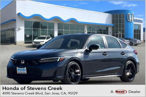 Meteorite Gray Metallic 2026 Honda Civic Sport