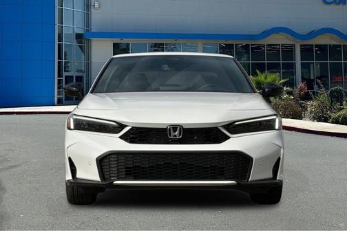 Platinum White Pearl 2026 Honda Civic Hybrid Sport
