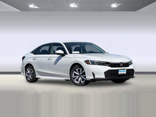 Platinum White Pearl 2026 Honda Civic LX