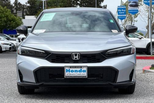Solar Silver Metallic 2026 Honda Civic Sport