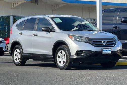 Alabaster Silver Metallic 2014 Honda CR-V LX