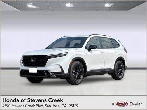 Platinum White Pearl 2026 Honda CR-V Hybrid Sport FWD