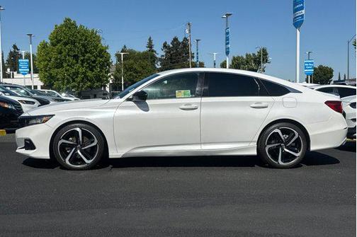 Platinum White Pearl 2022 Honda Accord Sport 1.5T