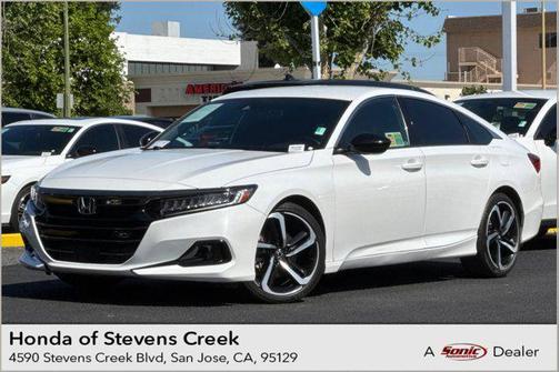 Platinum White Pearl 2022 Honda Accord Sport 1.5T