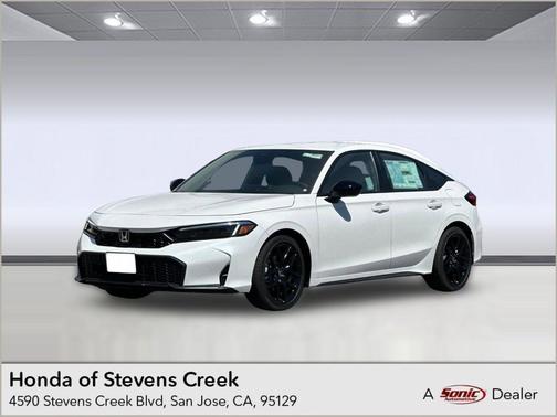 Platinum White Pearl 2026 Honda Civic Sport