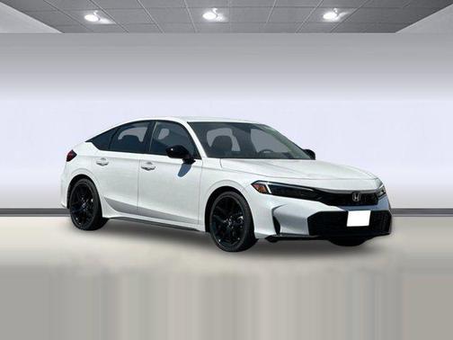 Platinum White Pearl 2026 Honda Civic Sport