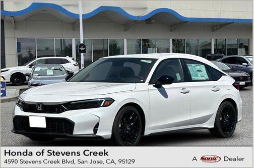 Platinum White Pearl 2026 Honda Civic Sport