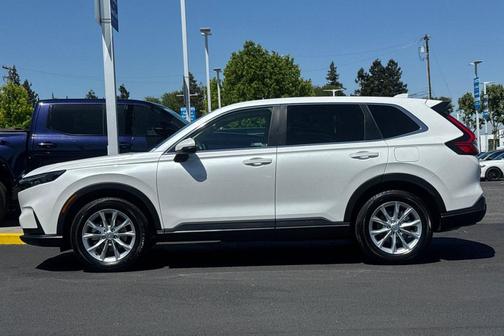 Platinum White Pearl 2024 Honda CR-V EX AWD