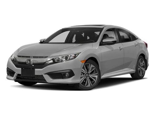 Blue 2018 Honda Civic EX-L