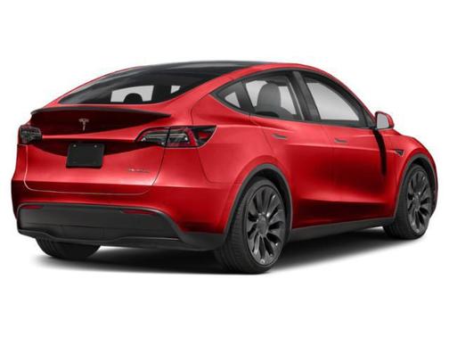 Red Multi-Coat 2022 Tesla Model Y Performance Dual Motor All-Wheel Drive