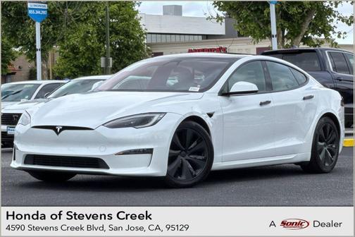 Pearl White Multi-Coat 2023 Tesla Model S Standard Range