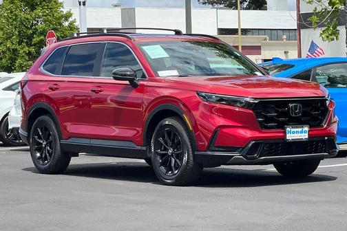 Radiant Red Metallic 2025 Honda CR-V Hybrid Sport AWD